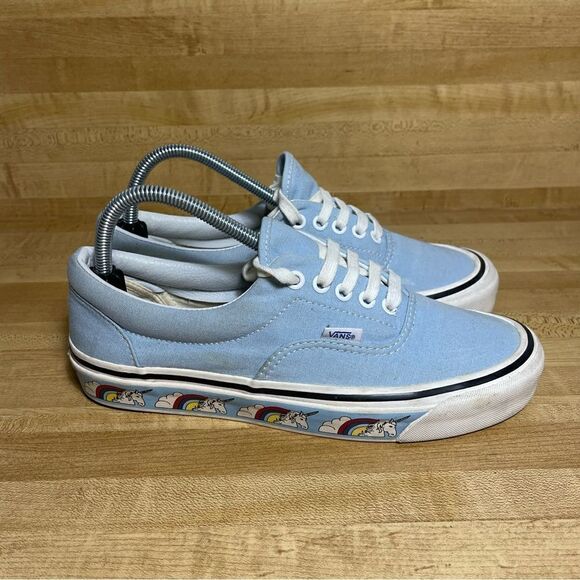 Vans Ultracush Light Blue Unicorn rainbow Shoes Style 95 Model 721278 M8 W9.5 - Picture 1 of 6